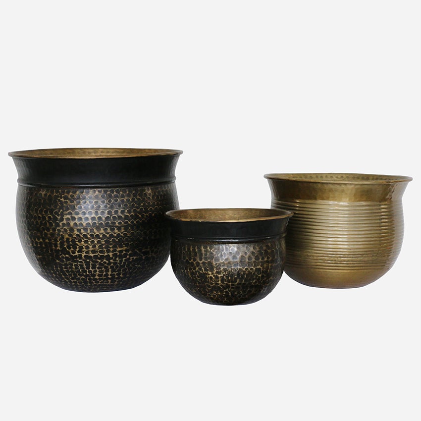 Nile Urns Set of 3