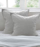 Laundered Linen Quilted Euro Set Natural