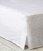MM Linen Laundered Linen Valance - White