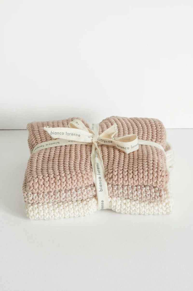 Bianca Lorenne Lavette Petal Washcloths - Set of Three