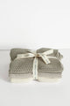 Bianca Lorenne Lavette Taupe Washcloths - Set of Three