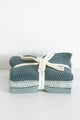 Bianca Lorenne Lavette Teal Washcloths - Set of Three