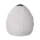 Fine Bone China - Leaf Vase in Matt White - Green Interior - 16.8cm