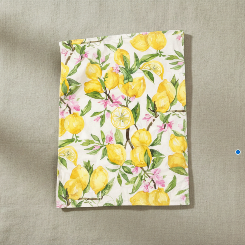 MM Linen Printed European Flax Linen Tea Towel  50x70cm