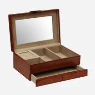 Savoy Leather Storage Box - Large 28.5 cm