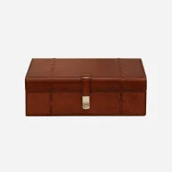 Savoy Leather Storage Box - Medium 24.5 cm