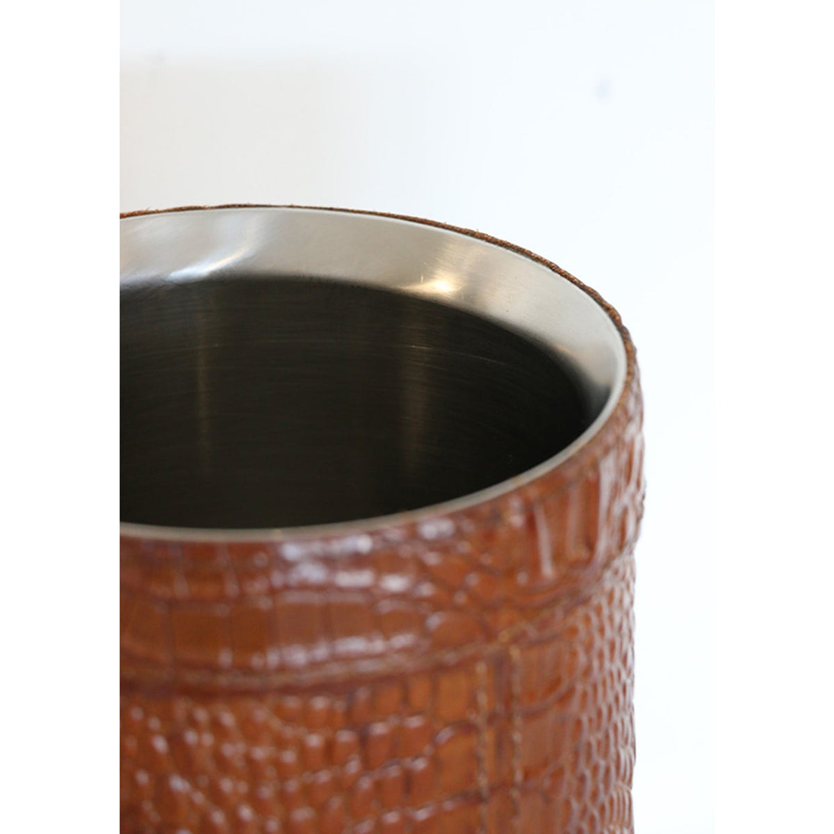 Croco Leather Wine Cooler