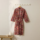 Cotton Printed Bathrobe Made With Liberty Fabric - Adelphi Voyage