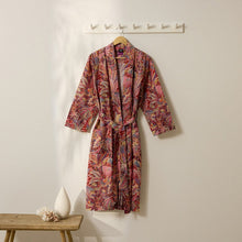 Cotton Printed Bathrobe Made With Liberty Fabric - Adelphi Voyage