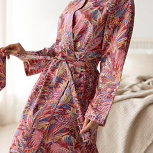 Cotton Printed Bathrobe Made With Liberty Fabric - Adelphi Voyage