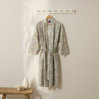 Cotton Printed Bathrobe Made With Liberty Fabric - Wild Flower