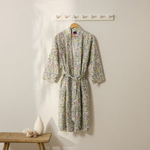 Cotton Printed Bathrobe Made With Liberty Fabric - Wild Flower
