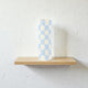 Lulu Collection Blue Check Vase