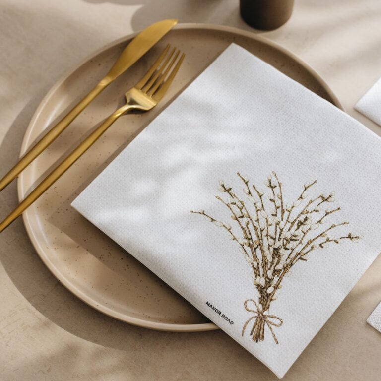 Willow Napkins – Dinner - 40x40cm - 6 Units - Delivery week 1 November