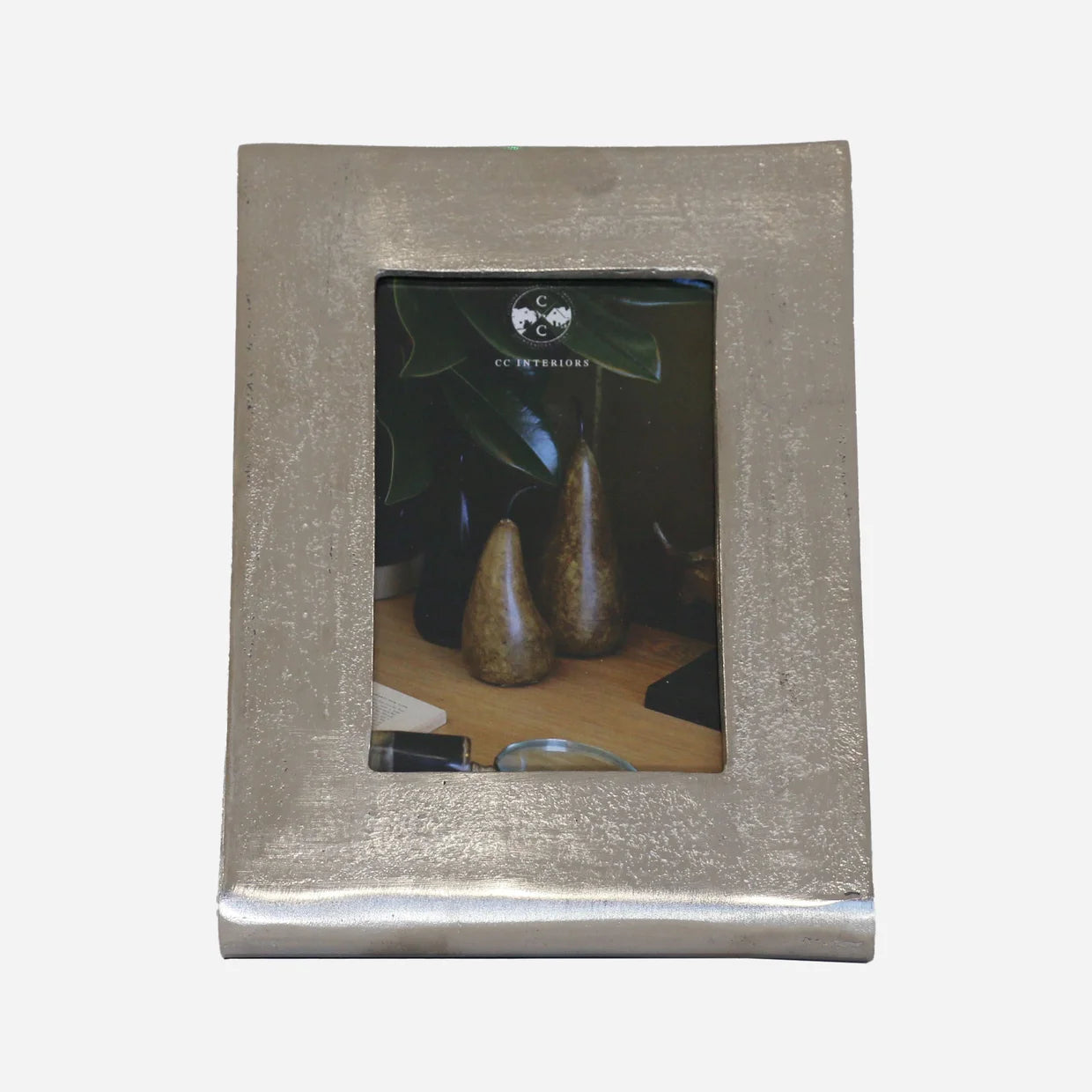 Casablanca Photo Frame in Raw Nickel Finish