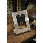 Casablanca Photo Frame in Raw Nickel Finish