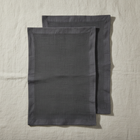Ollie Waffle Charcoal Kitchen Towel