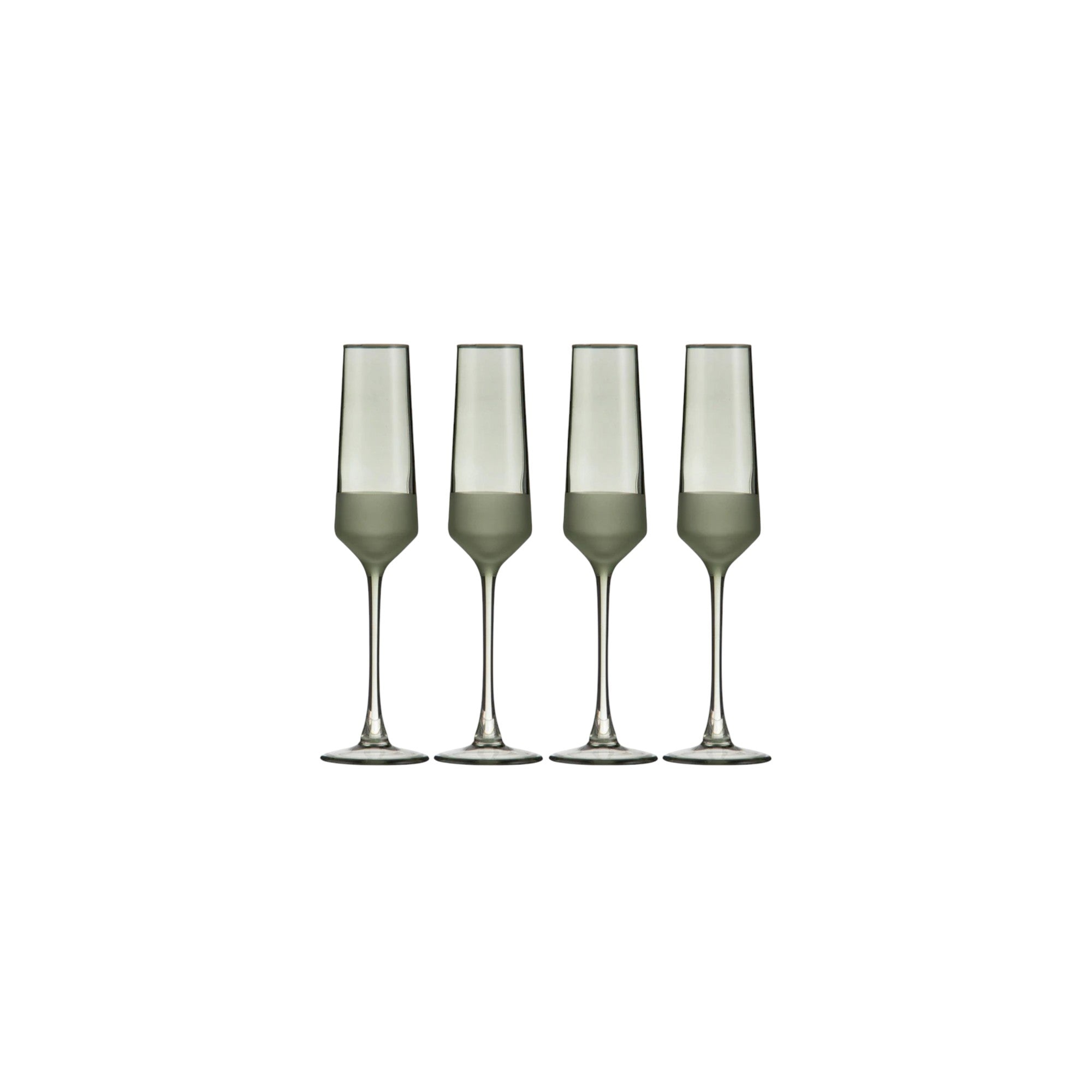 Panama Moss 4Pk Champagne Glass
