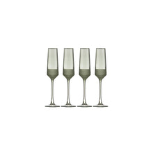 Panama Coral 4Pk Champagne Glasses