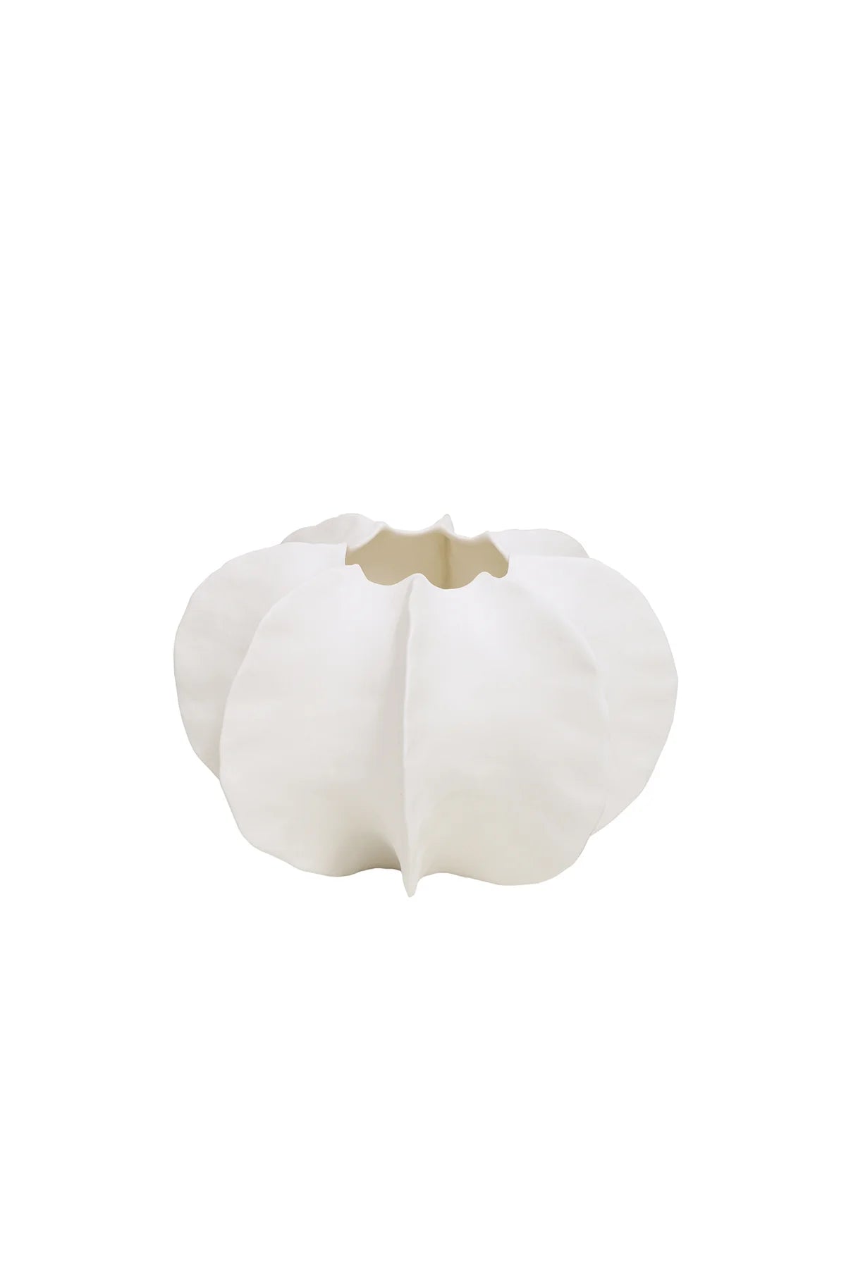 Flower Pod Vase - Fine Bone China - White 22 x 13.5cm