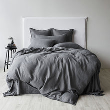 Pure Linen Cushion Cover - Charcoal