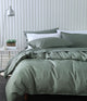 Pure Cotton 250TC Pillowcover Set Seagrass