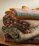 Recycled Wool Throw - Random Stripe