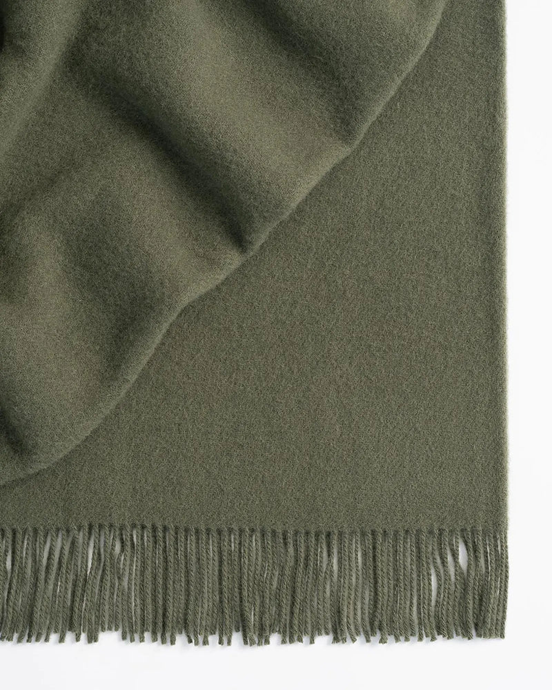 Weave Home Nevis Juniper Lambswool Throw Blanket
