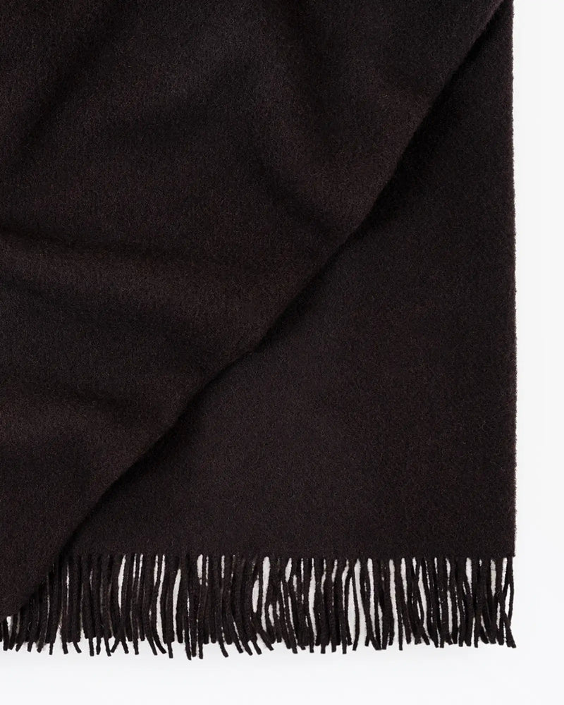 Weave Home Nevis Blackberry Lambswool Throw