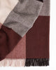 Weave Home Brookside Beetroot Wool Throw Blanket