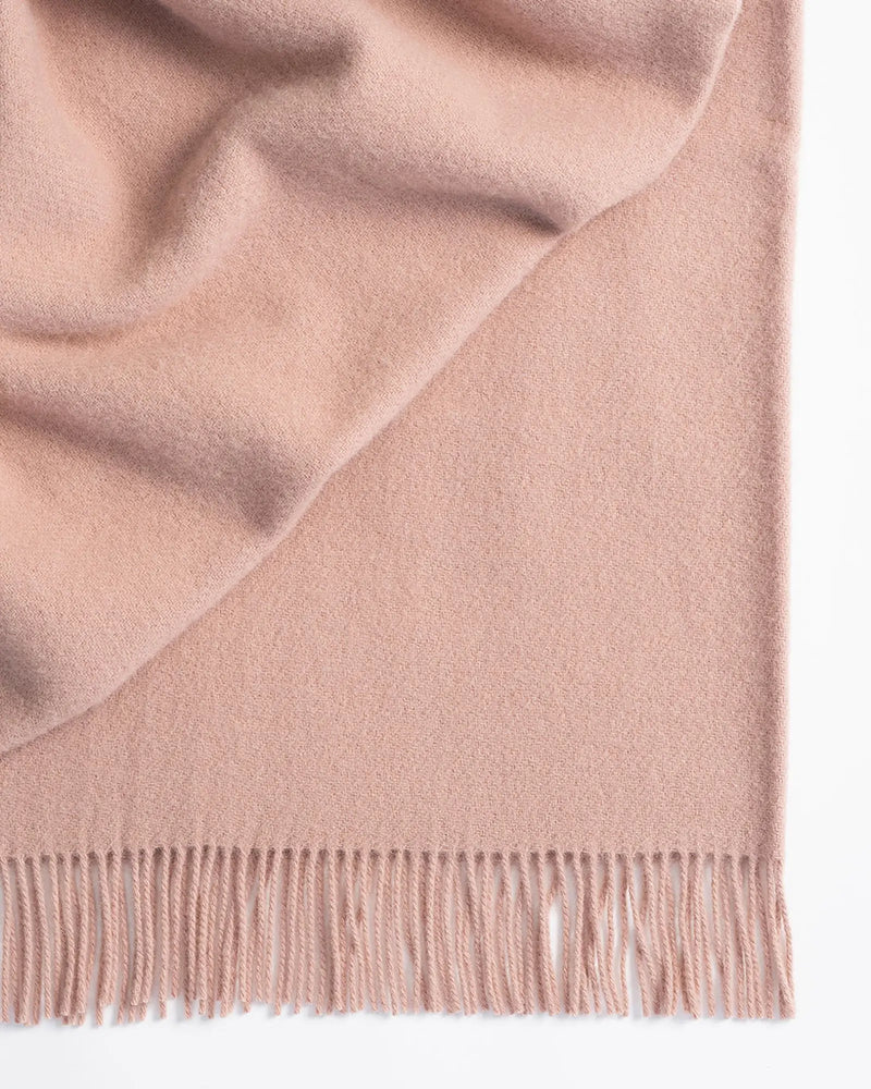 Weave Home Nevis Rose Lambswool Throw