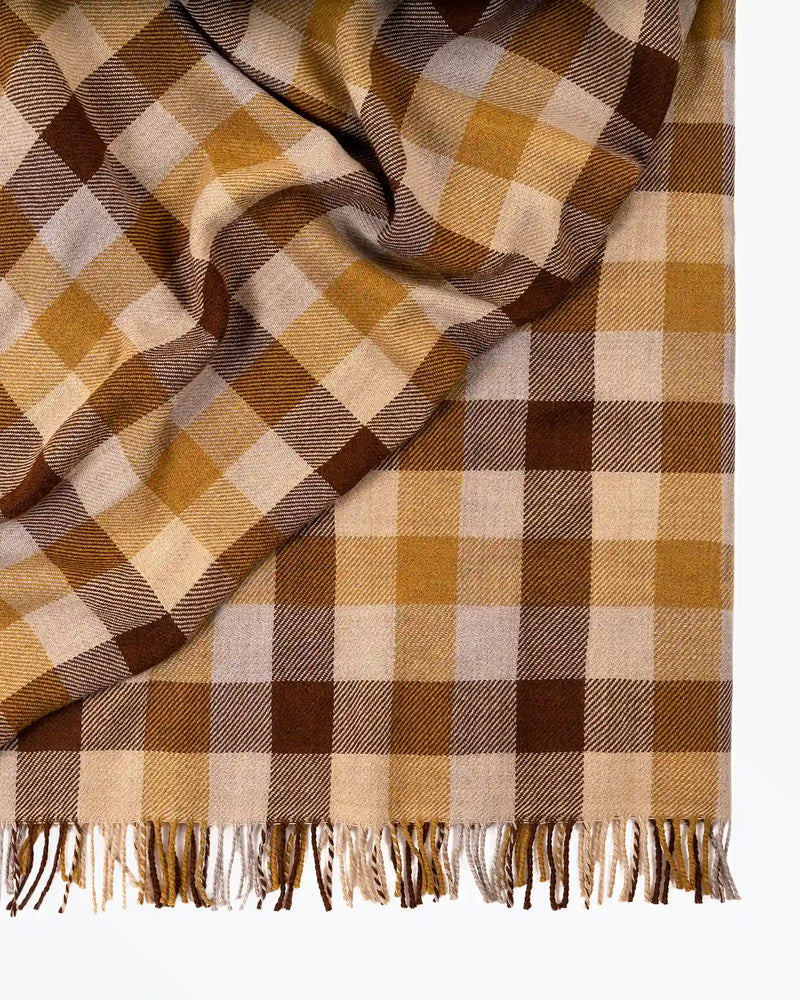 Weave Home Caldwell Autumn Wool Throw Blanket
