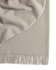 Weave Home Nevis Limestone Wool Throw Blanket