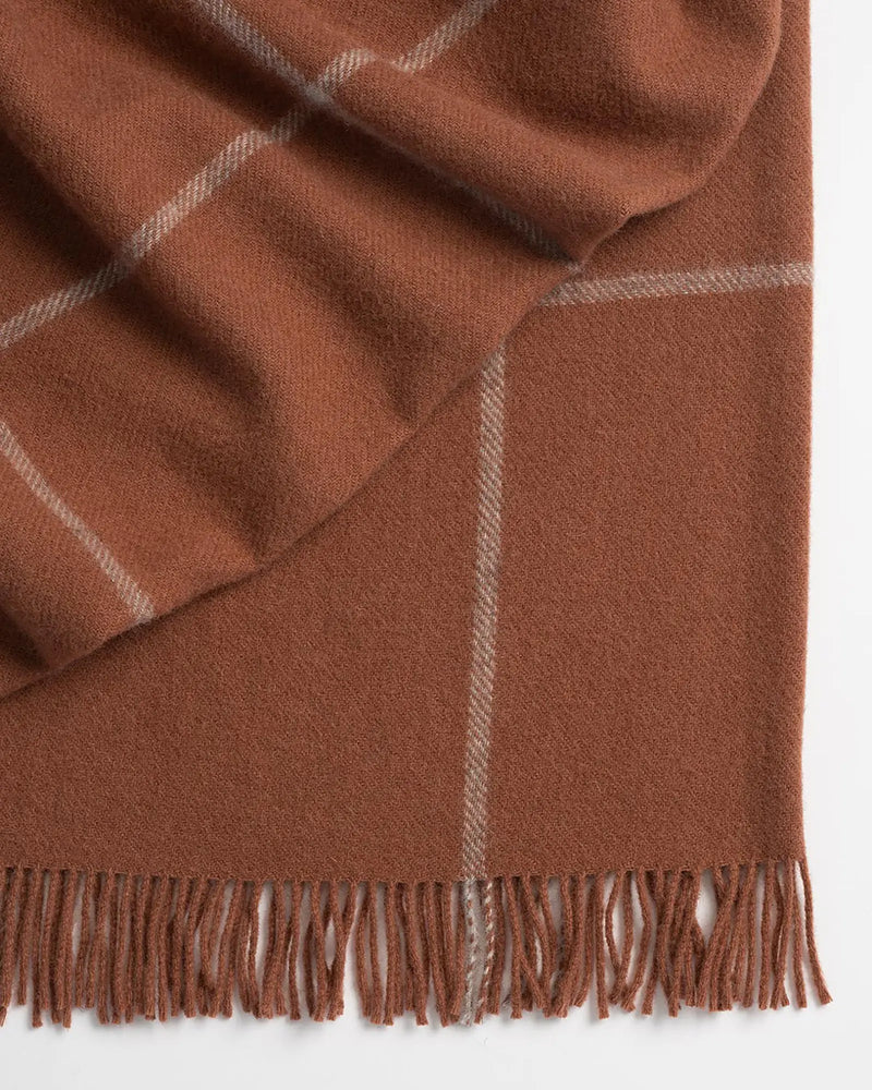 Weave Home Ranfurly Earth Wool Throw Blanket