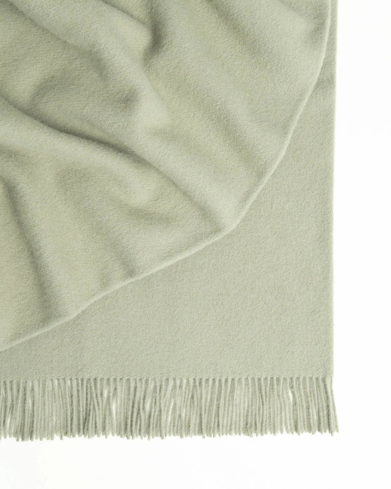 Weave Home Nevis Thyme Lambswool Throw Blanket