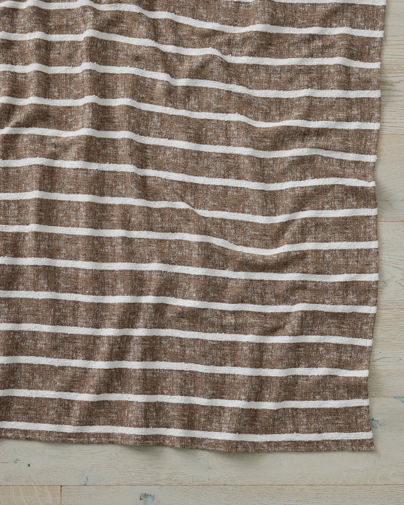 Weave Home Piazza Hazel Bouclé Stripe Throw