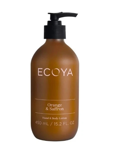 Ecoya Hand & Body Lotion Orange & Saffron 450Ml