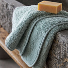 Super Pile Cotton Hand Towel - Seafoam