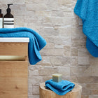 Super Pile Cotton Hand Towel - Cyan