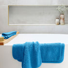 Super Pile Cotton Bath Sheet - Cyan