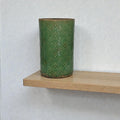 Artisan Florals Ceramic Starburst Fleur Vase - French Green