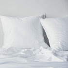 Soft Washed Cotton European Pillowcase - White