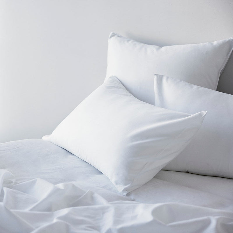Soft Washed Cotton Pillowcase - White