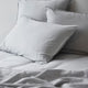 Soft Washed Cotton Pillowcase - Frost