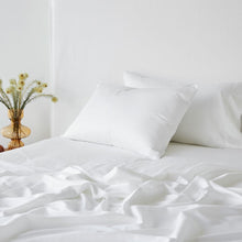Bamboo Cotton Flat Sheet - White