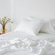 Bamboo Cotton Flat Sheet - White