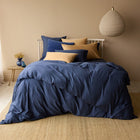 Bamboo Cotton Euro Pillowcase - Navy