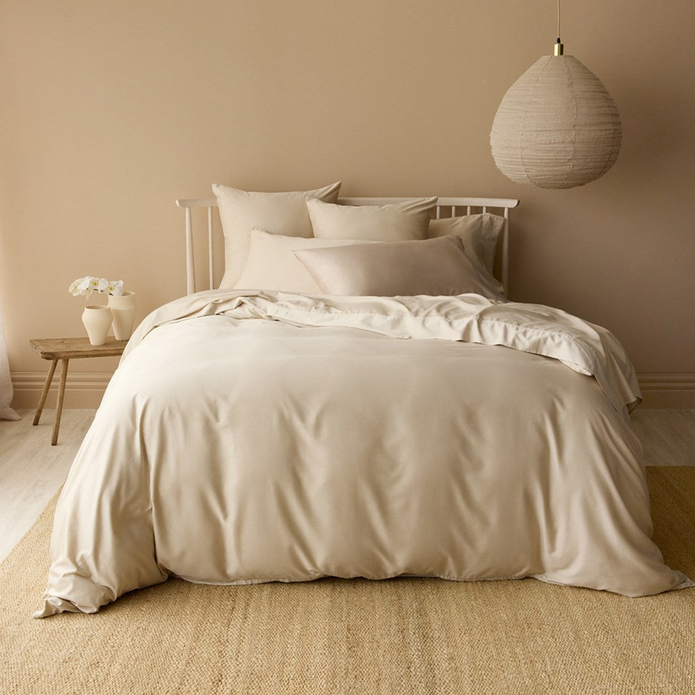 Bamboo Cotton Euro Pillowcase - Natural