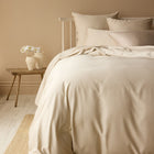 Bamboo Cotton Duvet Cover - Natural