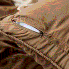 Venus Cotton Velvet Euro Pillowcase - Cafe